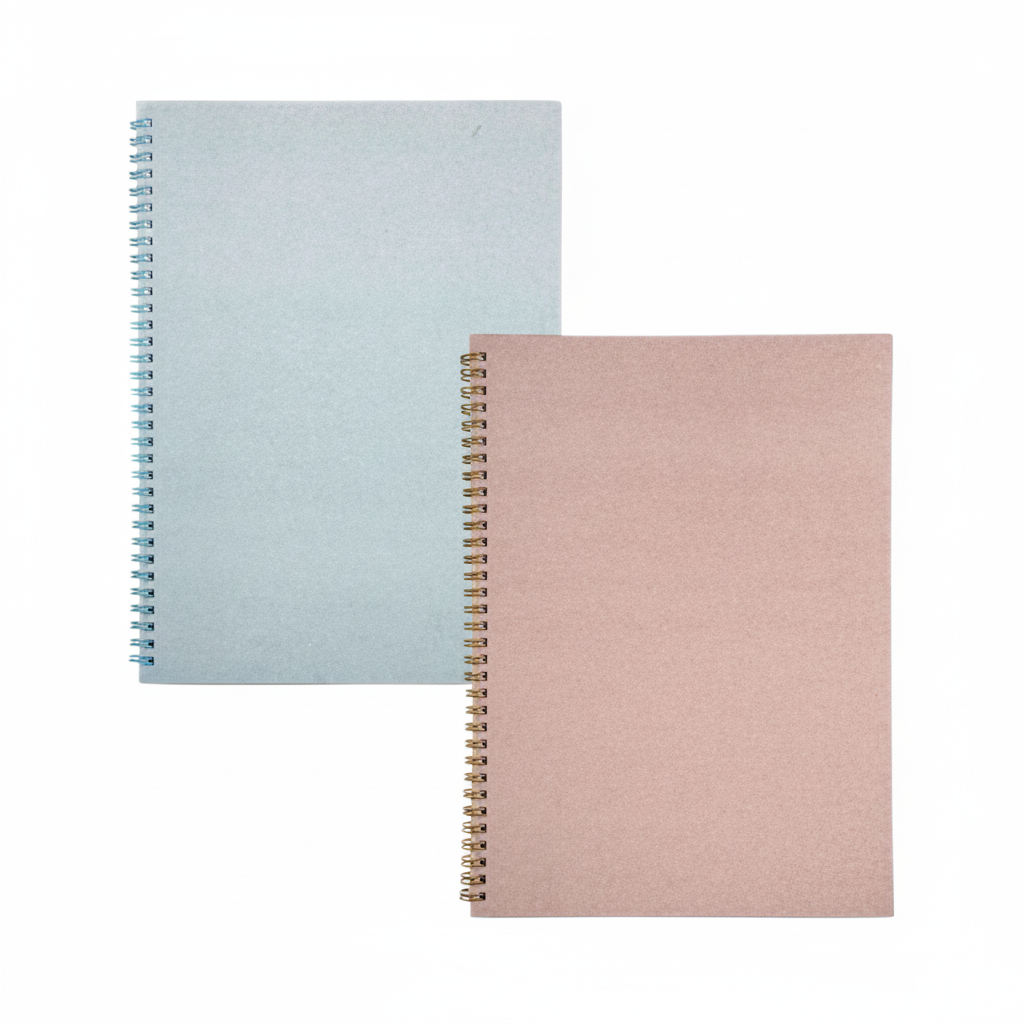 Novelty Glitter Notebook, Spiral-Bound, with 80 Pages, A4 Size, in Various Colours