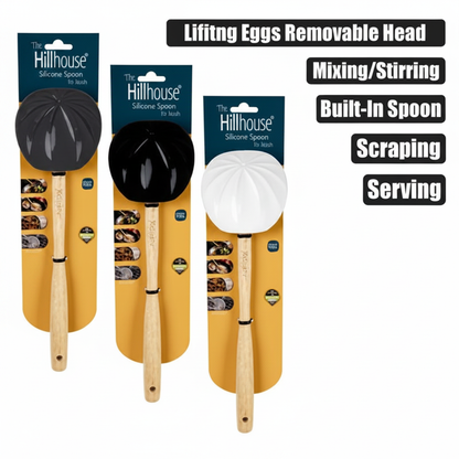 Kitchen Tool Silicone Spoon, an Essential Cooking Utensil, in Various Colours.