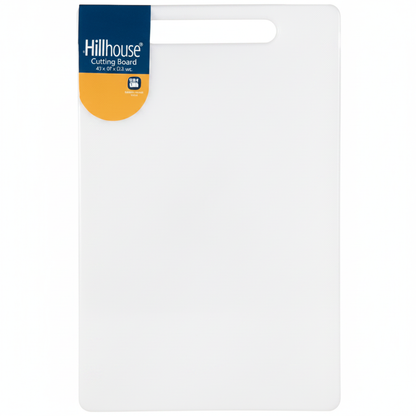 White Plastic Chopping and Cutting Board (43 x 27 x 0.6 cm)