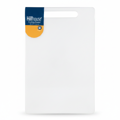White Plastic Chopping and Cutting Board (43 x 27 x 0.6 cm)
