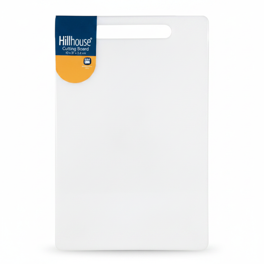 White Plastic Chopping and Cutting Board (43 x 27 x 0.6 cm)