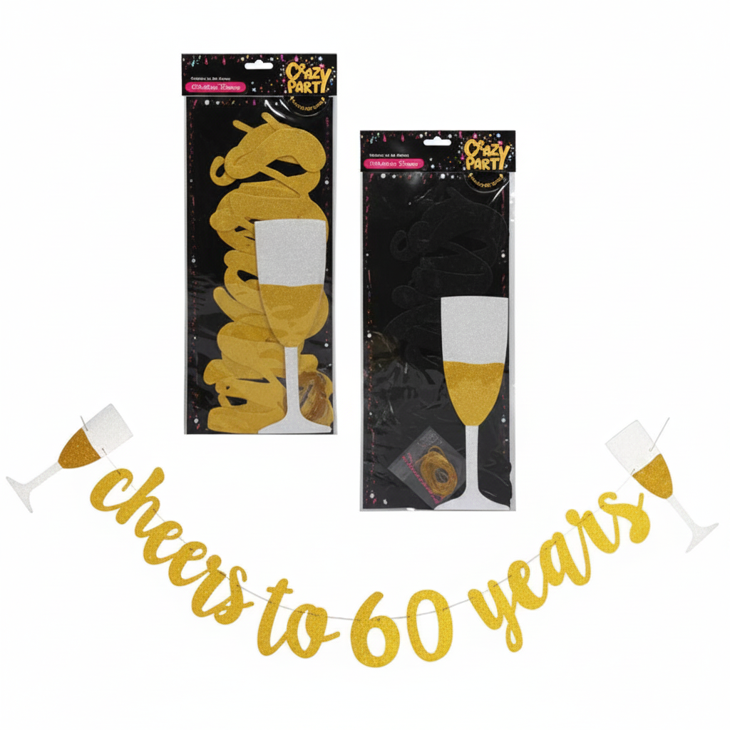 Milestone Party Banner (3 Meter) - No-60