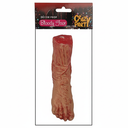 Plastic Bloody Foot Prop for Party