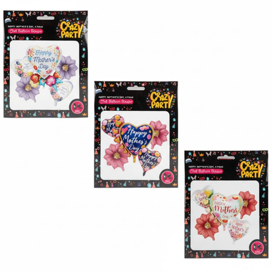 Balloons Suitable for Air or Helium - Mothers Day Bouquet 5pc