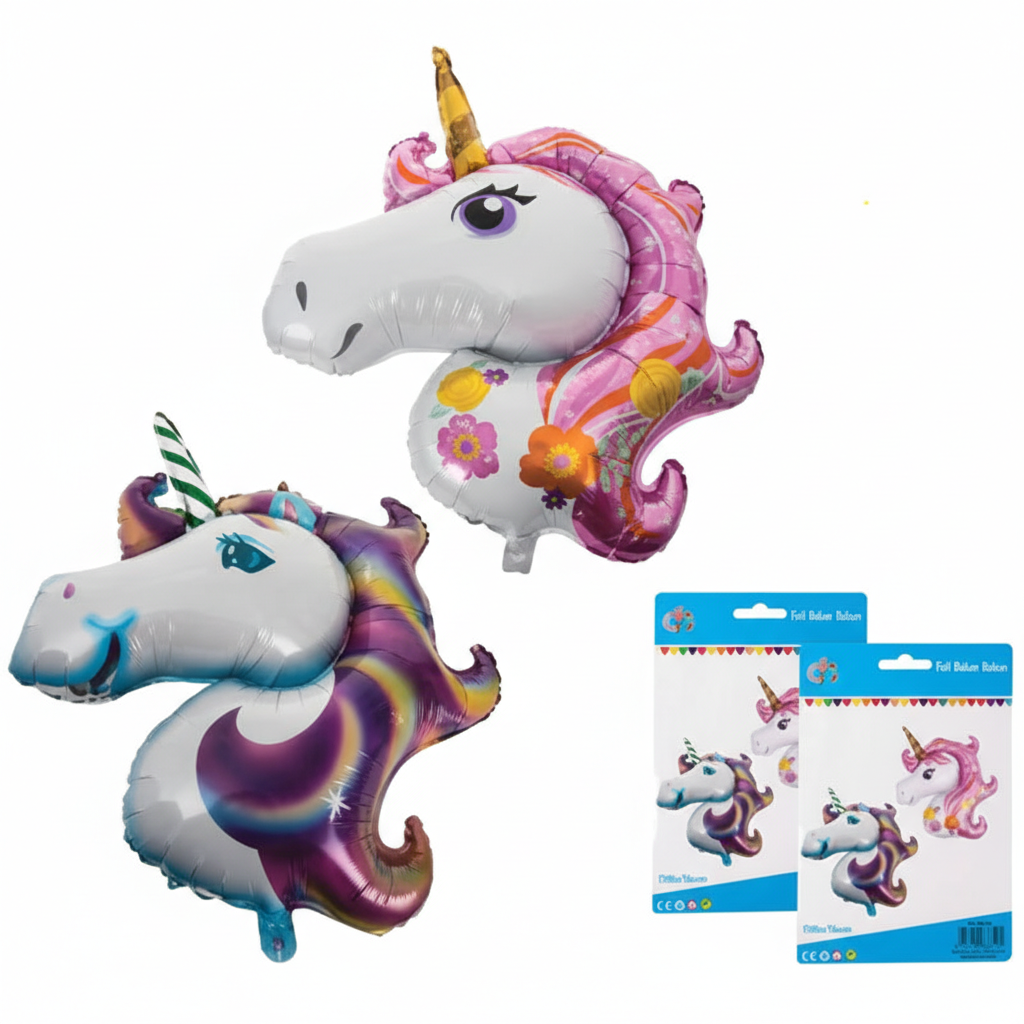 Foil Balloons Suitable for Helium - Unicorn 105 cm