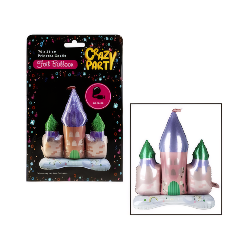 Foil Princess Castle Balloon Suitable for Air