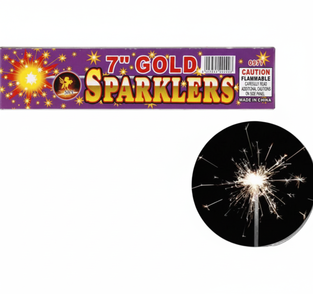 Party Sparklers, Pack of 6 (18 cm)