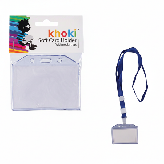 Plastic Name Card Holder with Lanyard