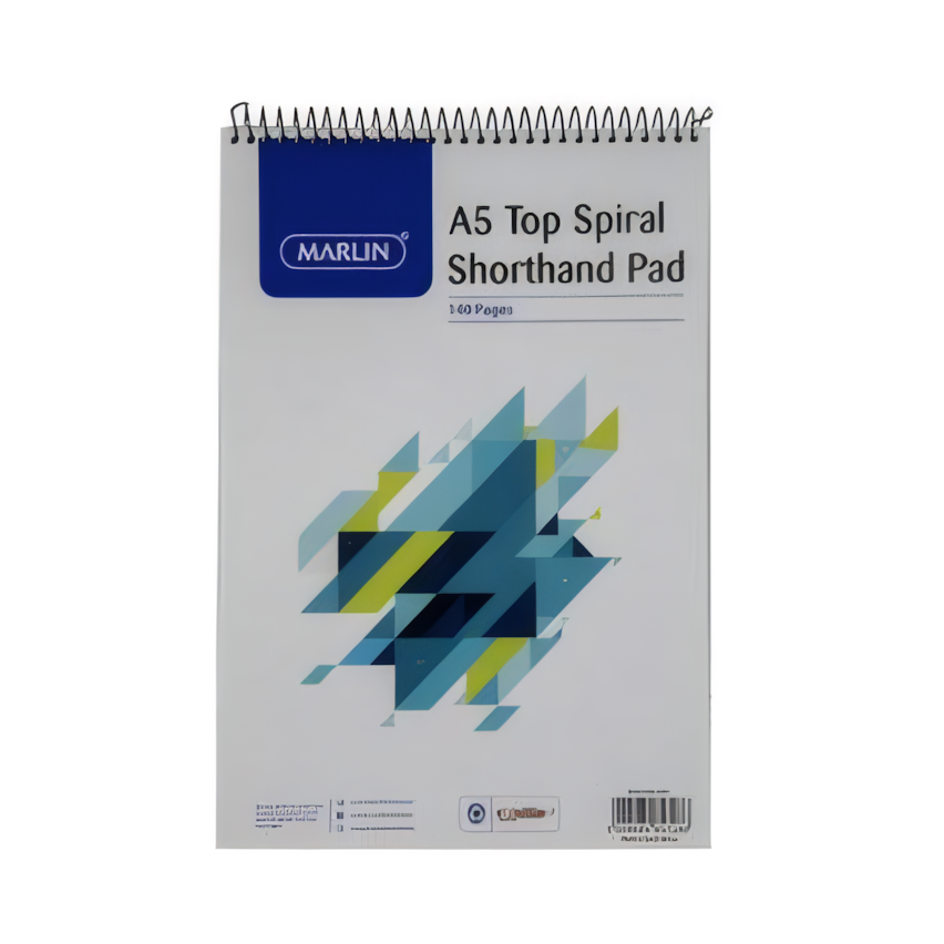 140-Page Feint Ruled Shorthand Notebook (A5) - Bulk Pack of 12