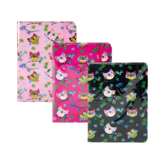 Novelty Owl Notebook - 60 Pages - 14.5 x 21.5 cm