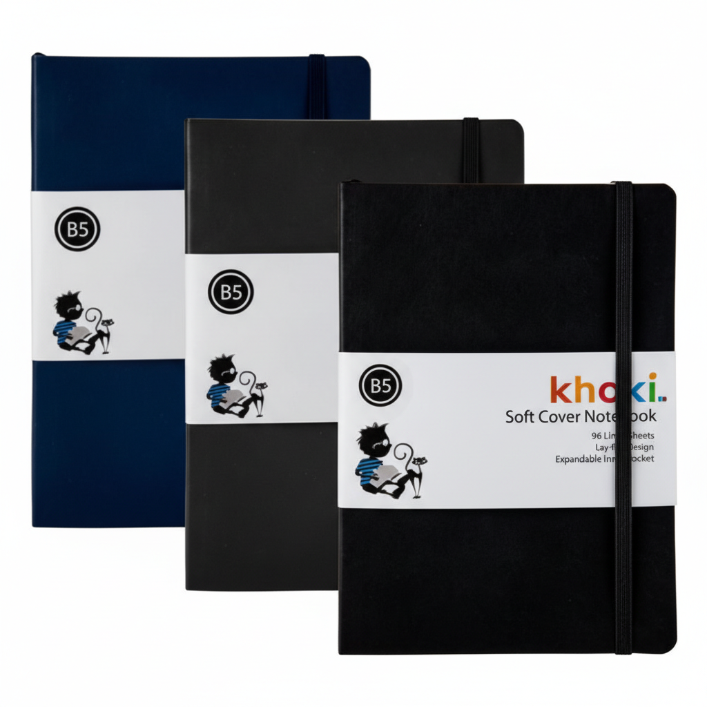 Novelty Notebook PU Leather Softcover B5 19x25 cm