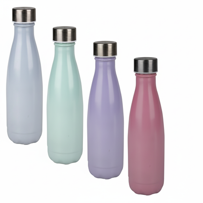 Glass Drinking Bottle Pastel 580 ml