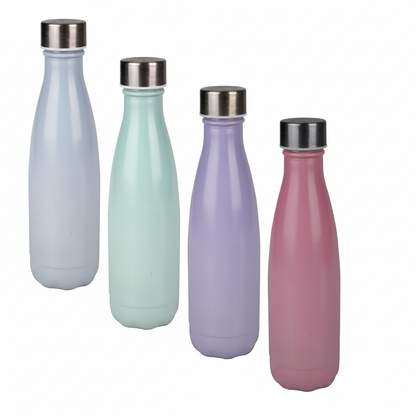 Glass Drinking Bottle Pastel 580 ml
