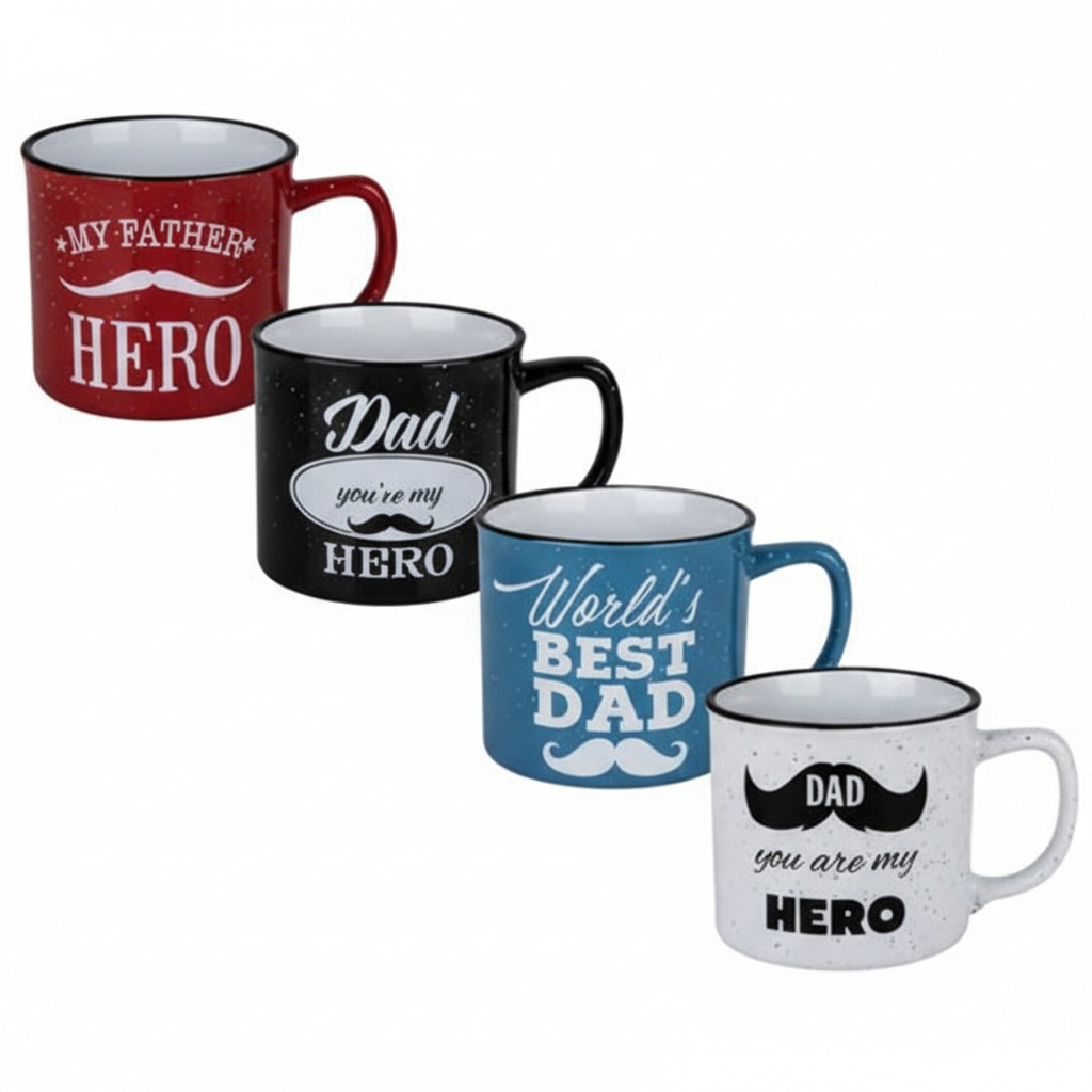 Dad Enamel Look Mug 330 ml