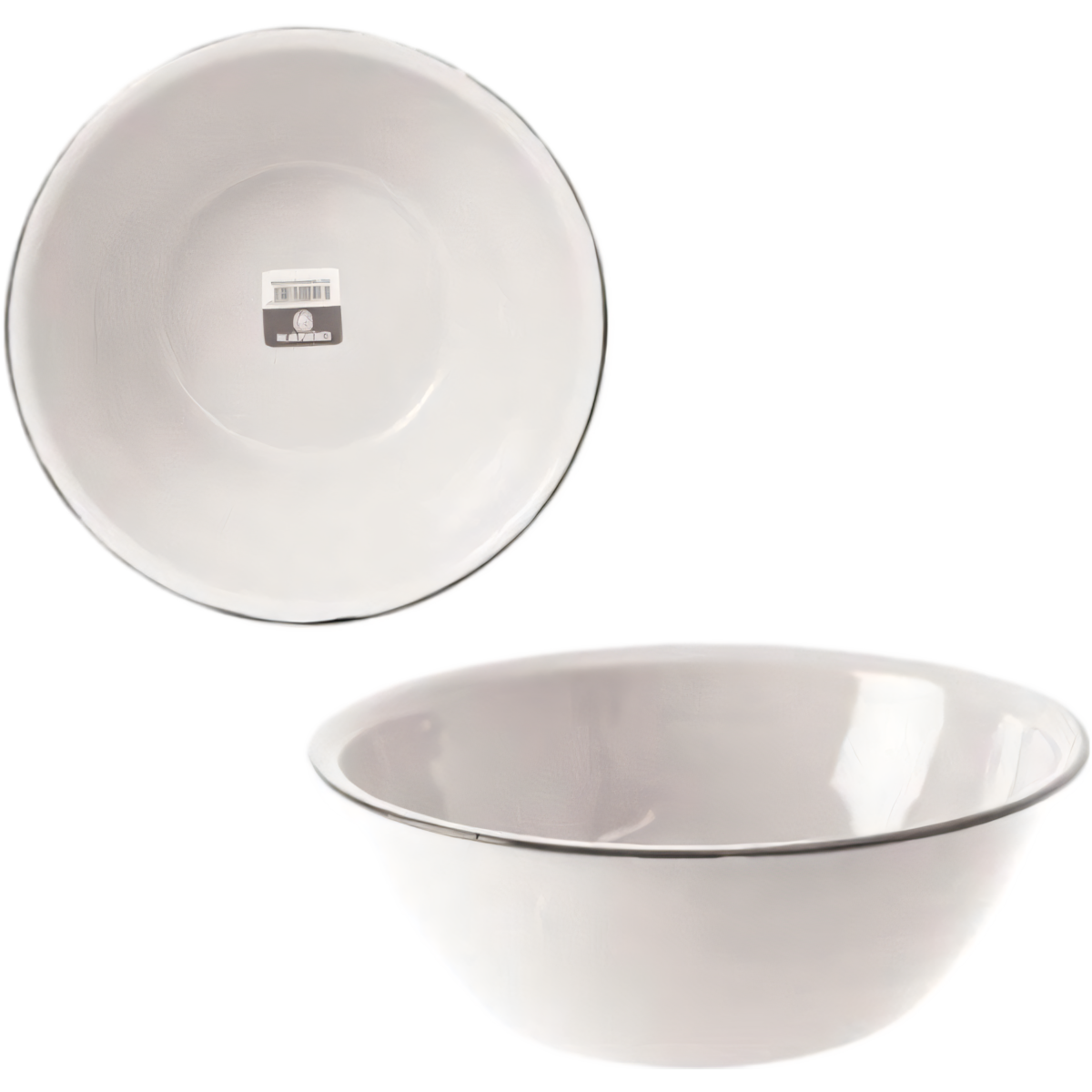 White Enamel Mixing Bowl (16 cm)