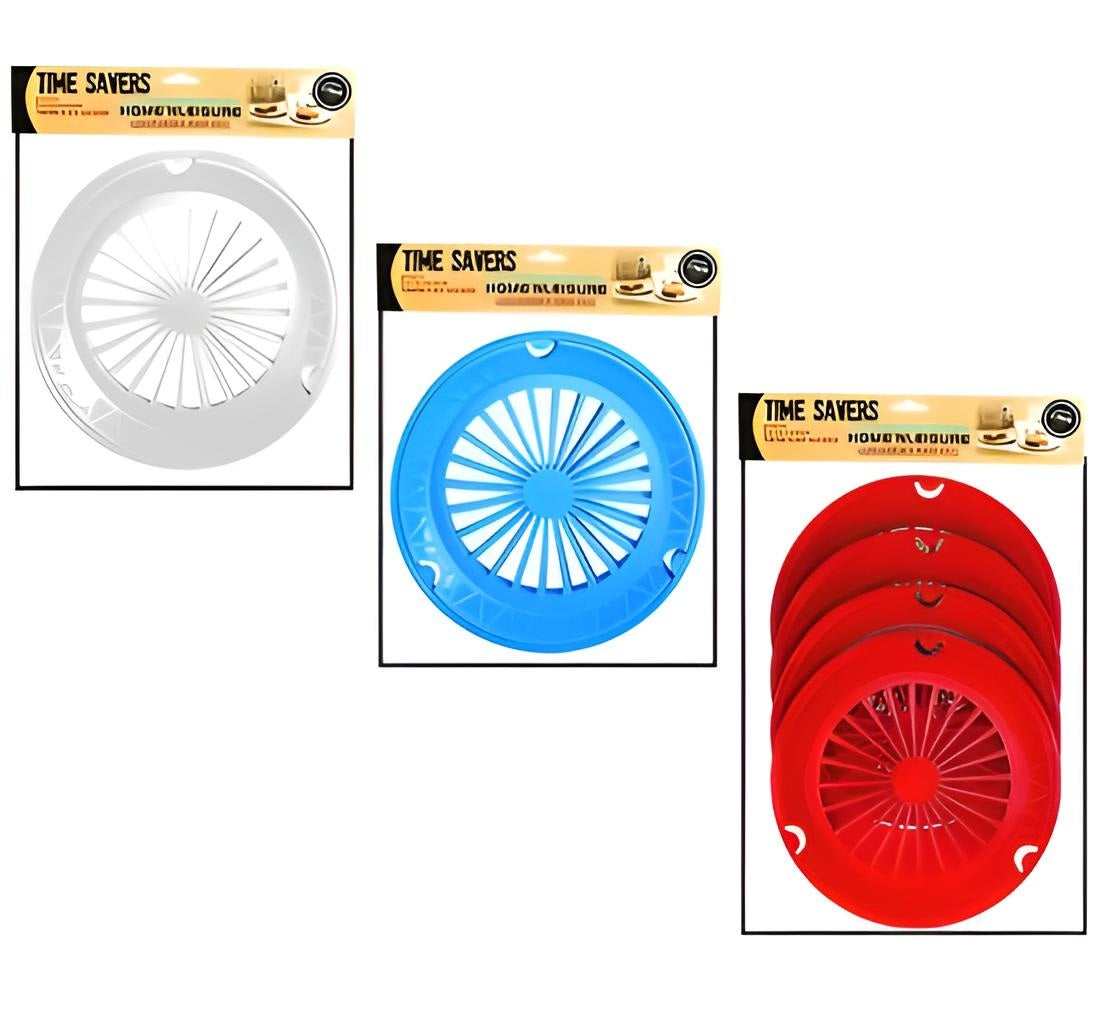 Paper Plate Holders - Plastic - 4 Pieces per Pack - Various Colors