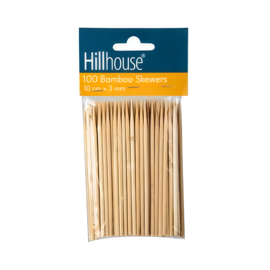 100 Bamboo Skewers, 10 cm x 3 mm