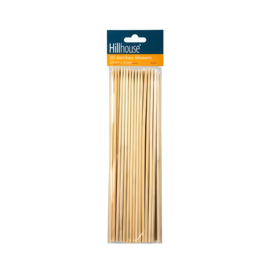 Bamboo Skewers Bulk Pack (10 packs, 50 skewers per pack) (4 mm x 25 cm)