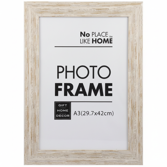 A3 Plastic Certificate Frame With Mustard Stressed Design
