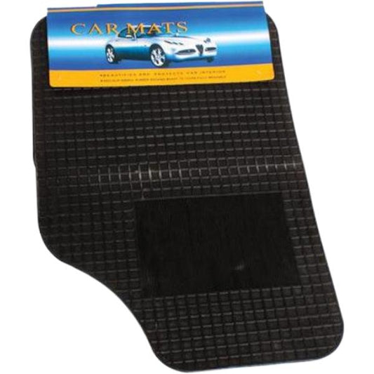 Car Mat Set Rubber - 4 Piece - Front and Back