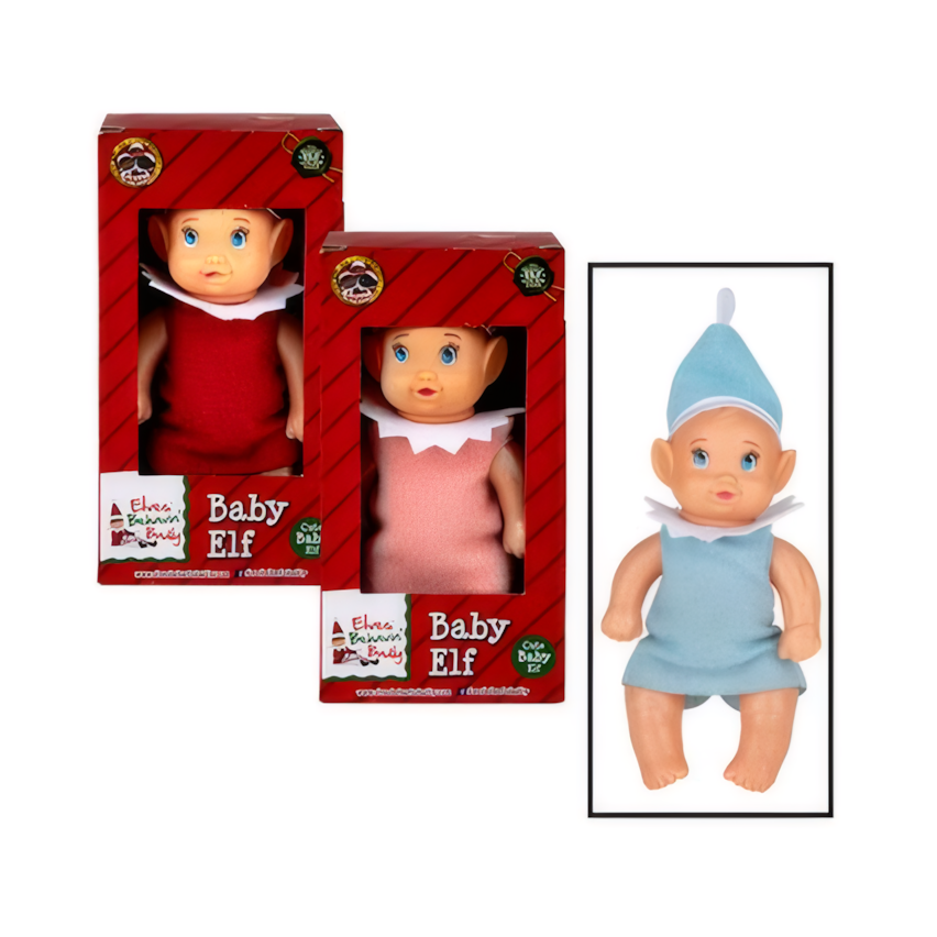 Christmas Elf Baby Doll - Assorted
