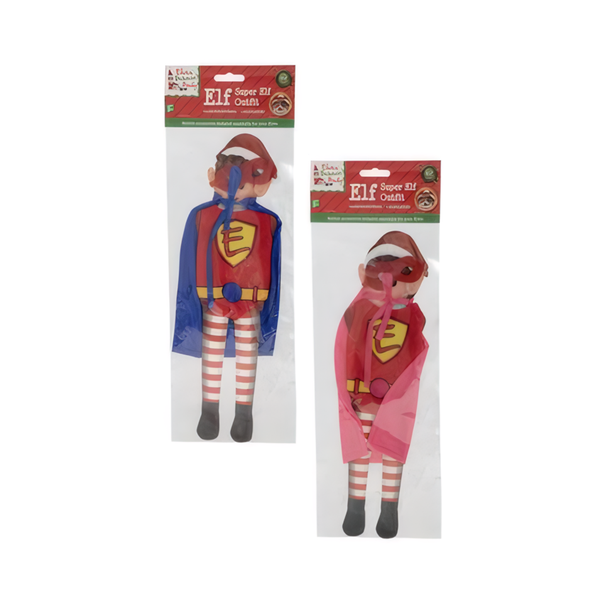 Christmas Superhero Elf Outfit - Various Colours