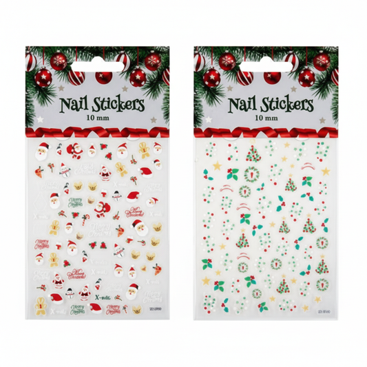 Christmas Dress Up Nail Stickers 5 - 10mm Each