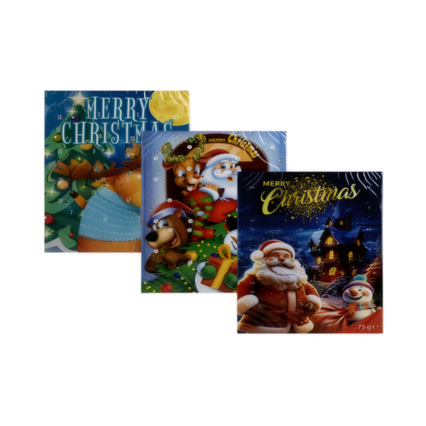 Christmas Confectionary Chocolate Advent Calendar 75g - Assorted Designs