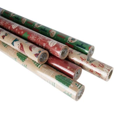 Christmas Stationery-Craft Gift Wrap with Assorted Designs (10 m x 700 mm)