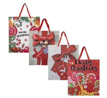 Christmas Stationery Gift Bag, Large (26 x 32 cm) - Various Colours