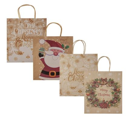 Christmas Stationery Gift Bag with Assorted Designs (26 x 32 cm)
