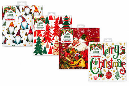 2 Ply Christmas Party Serviettes (Pack of 20) - Various Colours