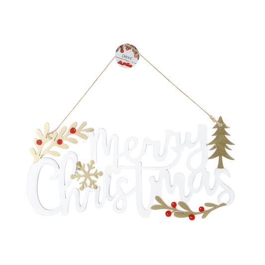 Christmas Sundry Plaque - Wooden - 28 cm