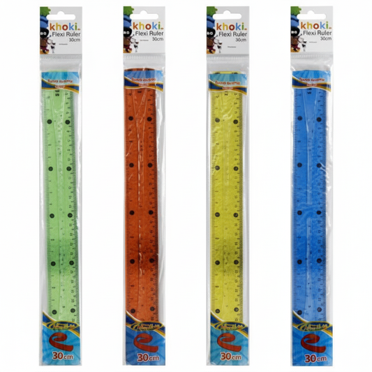 Flexible Ruler (30 cm) - Various Colours
