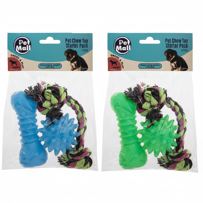 Puppy Toy Starter Pack (3 Piece)