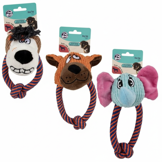 Pet Dog Toy Plush With Rope 21 cm
