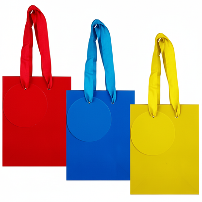 Small Solid Colour Gift Bag, Assorted (14 x 11 cm)