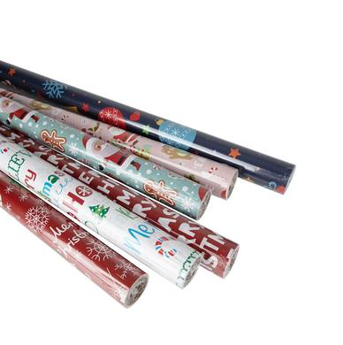 Christmas Gift Wrap with Assorted Designs (5 m x 700 mm)