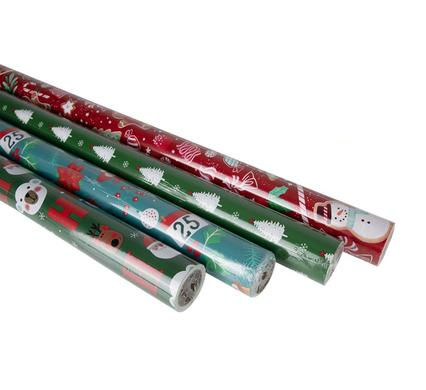 Christmas Gift Wrapping Paper (70 cm x 10 m) - Assorted