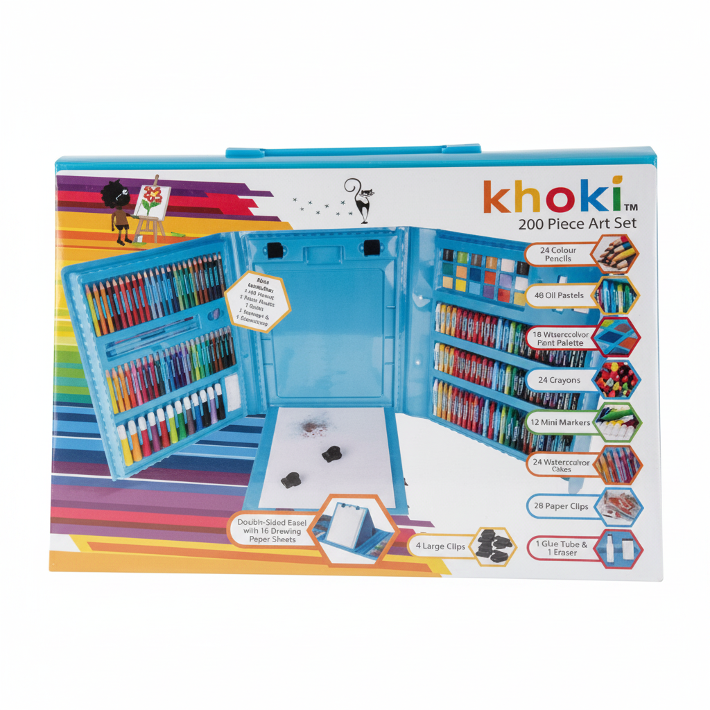 Art and Craft Set (200 Pieces)