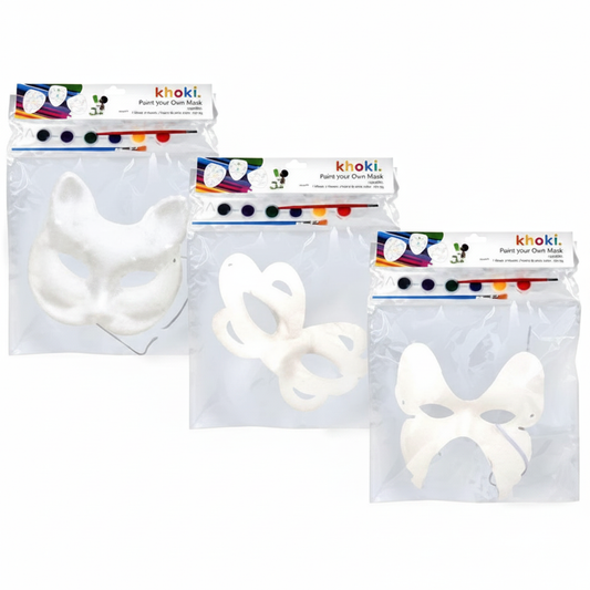 Art and Craft Paint Your Own Mask with Assorted Designs