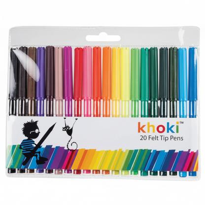 Felt Tip Pens (20 Pieces)