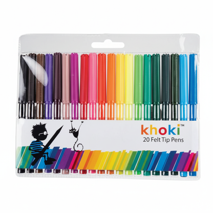 Felt Tip Pens (20 Pieces)