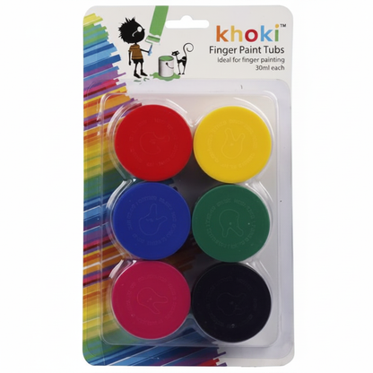 Water Based Poster Paints (Card of 6 Colours)