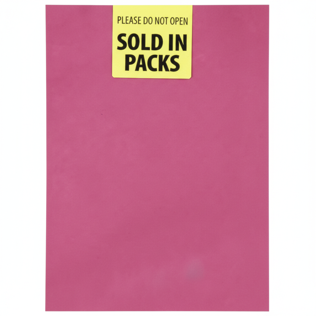 Arts & Craft Board A4 160g Sheet Pink 10pk