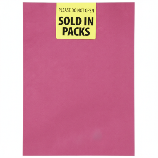 Arts & Craft Board A4 160g Sheet Pink 10pk