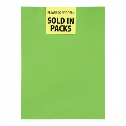 Arts & Craft Board A4 160g Sheet Green 10pk