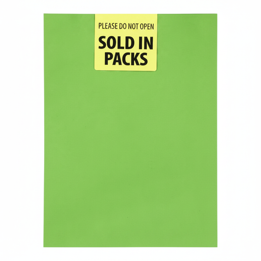Arts & Craft Board A4 160g Sheet Green 10pk