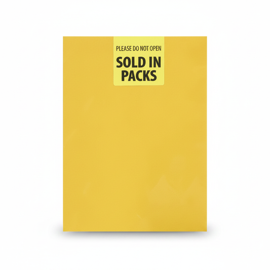 Arts & Craft Board A4 160g Sheet Yellow 10pk