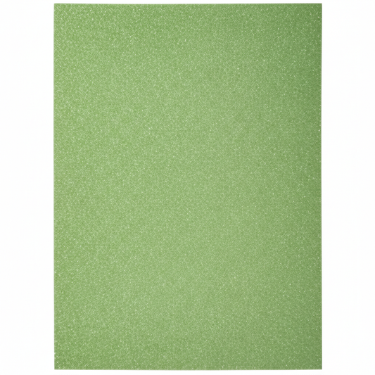 Arts & Craft A4 Glitter Board 230gsm Green